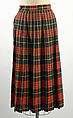 Skirt, wool, American