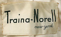 Suit, Traina-Norell (American, founded 1941), wool, American