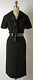 Dress, Traina-Norell  American, wool, American