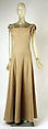 Evening dress, Madeleine Vionnet (French, Chilleurs-aux-Bois 1876–1975 Paris), wool, French