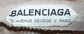 Evening coat, House of Balenciaga (French, founded 1937), silk, French