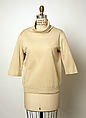 Pullover sweater, House of Balenciaga (French, founded 1937), silk, French