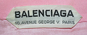Ensemble, House of Balenciaga (French, founded 1937), silk, French