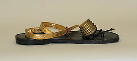 Sandals, Bernardo Sandals (American), leather, wood, American
