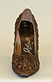 Pumps, Mabel Julianelli (Brooklyn 1909–1994 Long Island), satin, beads, American