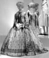 Dress, silk, French
