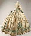 Dress, silk, French