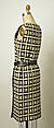 Ensemble, Valentino (Italian, born 1932), (a–c) wool; (d) leather, Italian