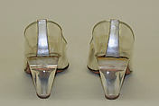 Evening shoes, Herbert Levine Inc. (American, founded 1949), plastic (vinyl), American