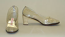 Evening shoes, Herbert Levine Inc. (American, founded 1949), plastic (vinyl), American