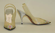Shoes, Stanley Philipson, leather, plastic (vinyl), American