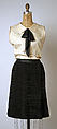 Cocktail ensemble, House of Chanel (French, founded 1910), silk, polyester, nylon, French