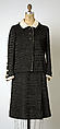 Cocktail ensemble, House of Chanel (French, founded 1910), silk, polyester, nylon, French