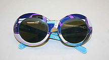 Sunglasses, Emilio Pucci  Italian, plastic (cellulose acetate), Italian