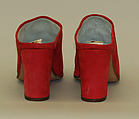 Shoes, François Villon, leather, French