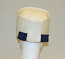Pillbox hat, House of Balenciaga (French, founded 1937), silk, French