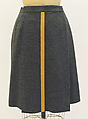 Skirt, Hermès (French, founded 1837), wool, French