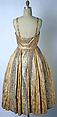 Evening dress, Mainbocher (French and American, founded 1930), silk, metal thread, American