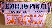 Loungewear, Emilio Pucci (Italian, Florence 1914–1992), silk, Italian