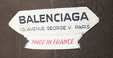 Evening dress, House of Balenciaga (French, founded 1937), [no medium available], French