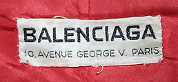 Raincoat, House of Balenciaga (French, founded 1937), wool, French
