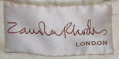 Dress, Zandra Rhodes (British, founded 1969), silk, British