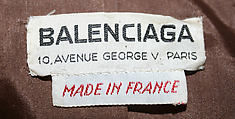Dress, House of Balenciaga (French, founded 1937), linen, French