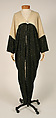 Opera coat, cotton, beads, French