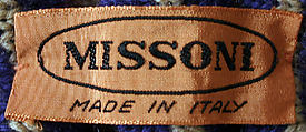 Ensemble, Missoni (Italian, founded 1953), wool, Italian