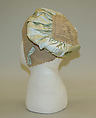 Boudoir cap, silk, American or European