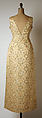 Evening dress, House of Givenchy (French, founded 1952), silk, rhinestones, French
