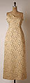 Evening dress, House of Givenchy (French, founded 1952), silk, rhinestones, French
