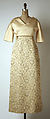 Evening dress, House of Givenchy (French, founded 1952), silk, rhinestones, French
