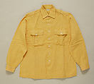 Shirt, Poirier (French), wool, French