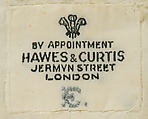 Evening ensemble, Harris &amp; Curtis (British), cotton, British