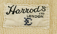Sweater, Harrods, Ltd. (British, founded London, 1834), wool, British