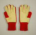 Gloves, wool, cotton, British