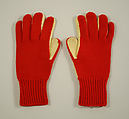 Gloves, wool, cotton, British