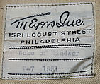 Trousers, M. Eyans, Inc. (American), cotton, leather, American