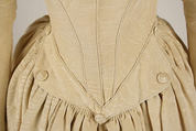 Evening dress, silk, British