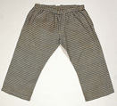 Trousers, linen, American
