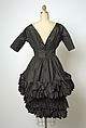 Cocktail dress, House of Balenciaga (French, founded 1937), silk, French
