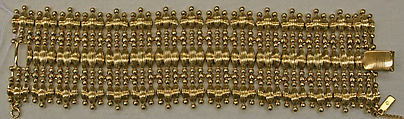 Bracelet, metal, American
