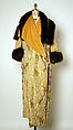 Evening coat, Jacques Doucet (French, Paris 1853–1929 Paris), silk, metallic tread, fur, French