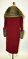 Coat, Edward Molyneux (French (born England), London 1891–1974 Monte Carlo), wool, fur, French