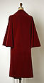 Evening coat, House of Chanel (French, founded 1910), cotton, French