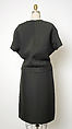 Cocktail dress, House of Balenciaga (French, founded 1937), wool, French