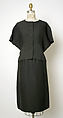 Cocktail dress, House of Balenciaga (French, founded 1937), wool, French