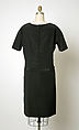 Ensemble, House of Balenciaga (French, founded 1937), silk, wool, French