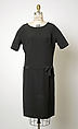 Ensemble, House of Balenciaga (French, founded 1937), silk, wool, French